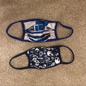 Star Wars face masks - Logo & R2-D2